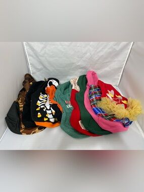 Mixed-Color Dog Apparel Lot of 10